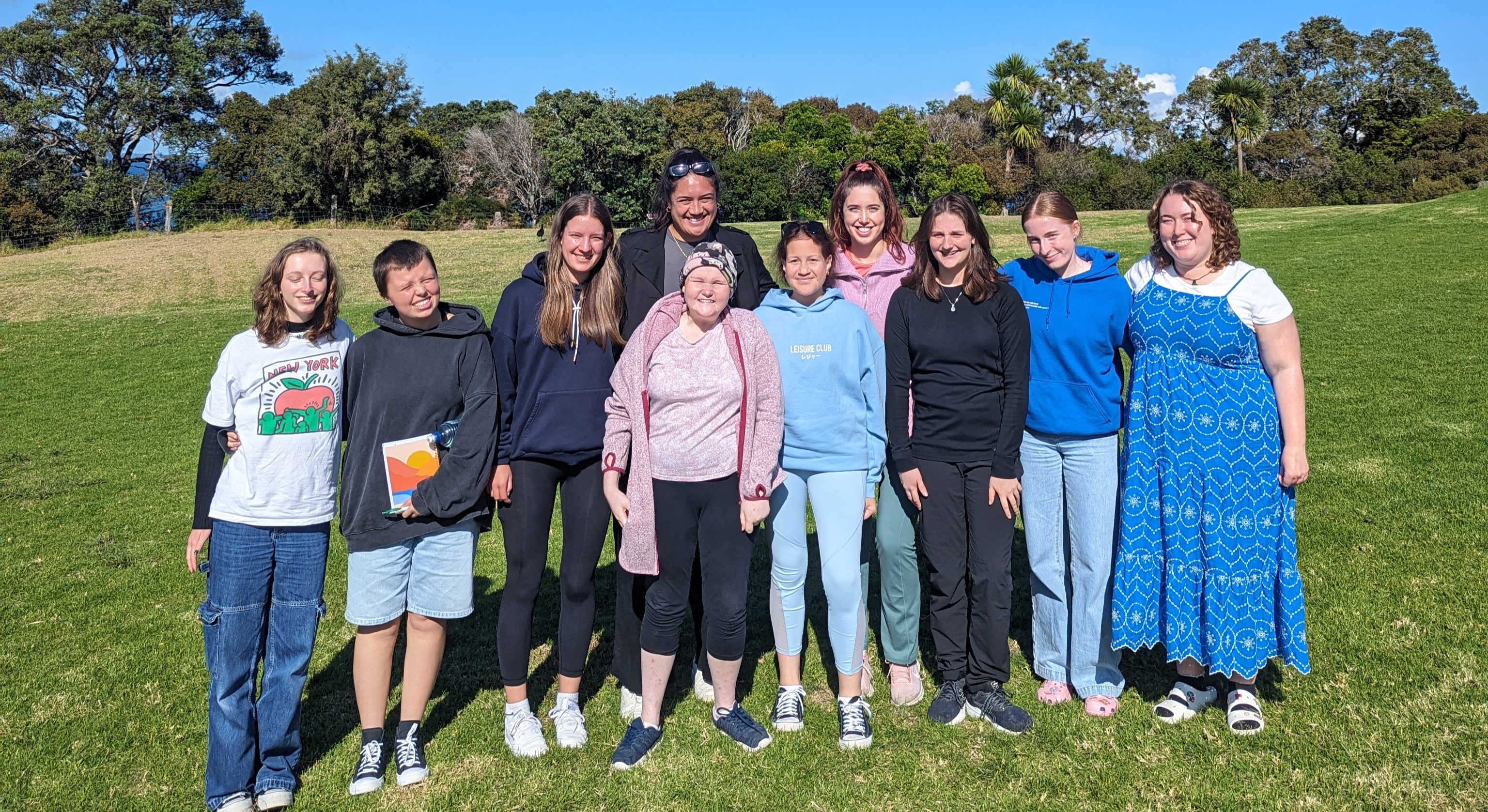 Rangatahi leaders and Canteen Ambassador Sulu Fitzpatrick